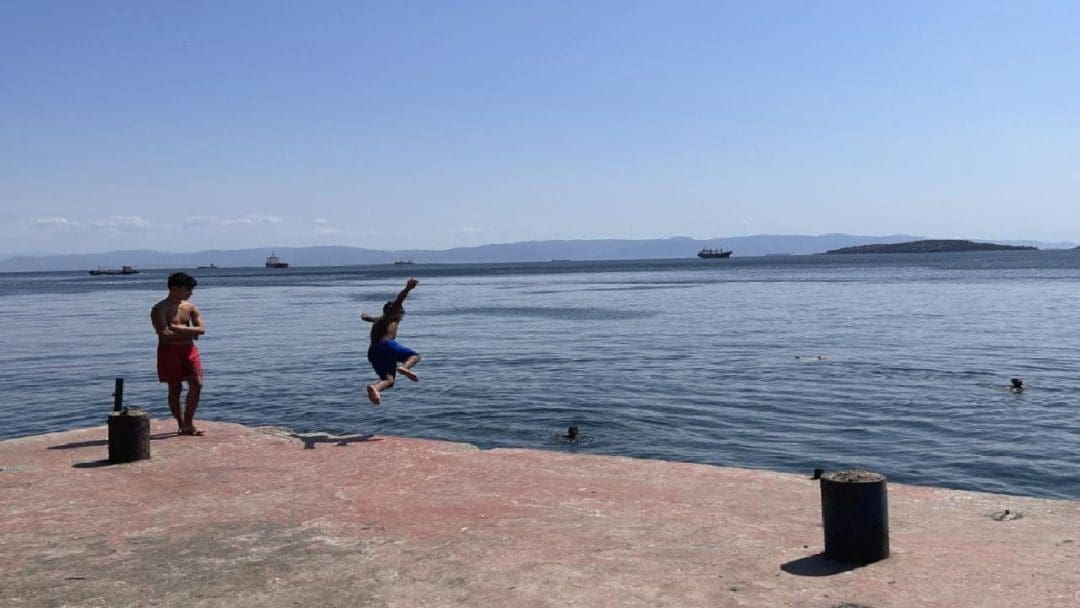 Vatandaşlardan Yaz Günlerinin Keyfi