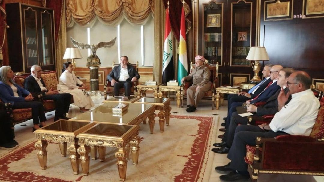 Demokratik Güçler ve Kürt Temsilcilerinin Barzani İle Görüşmeleri